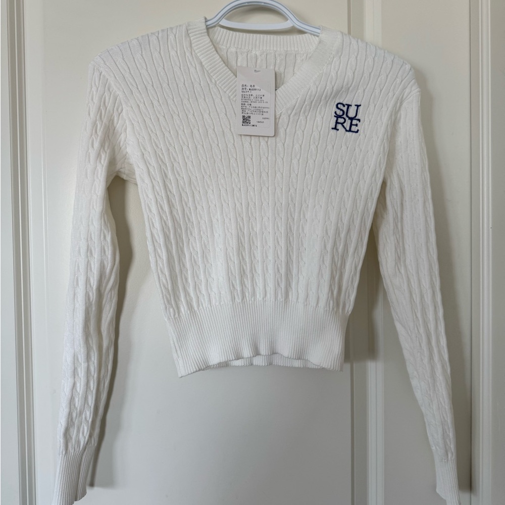 Yesstyle White Cropped Sweater